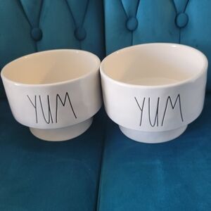 Rae Dunn Yum Dog bowls